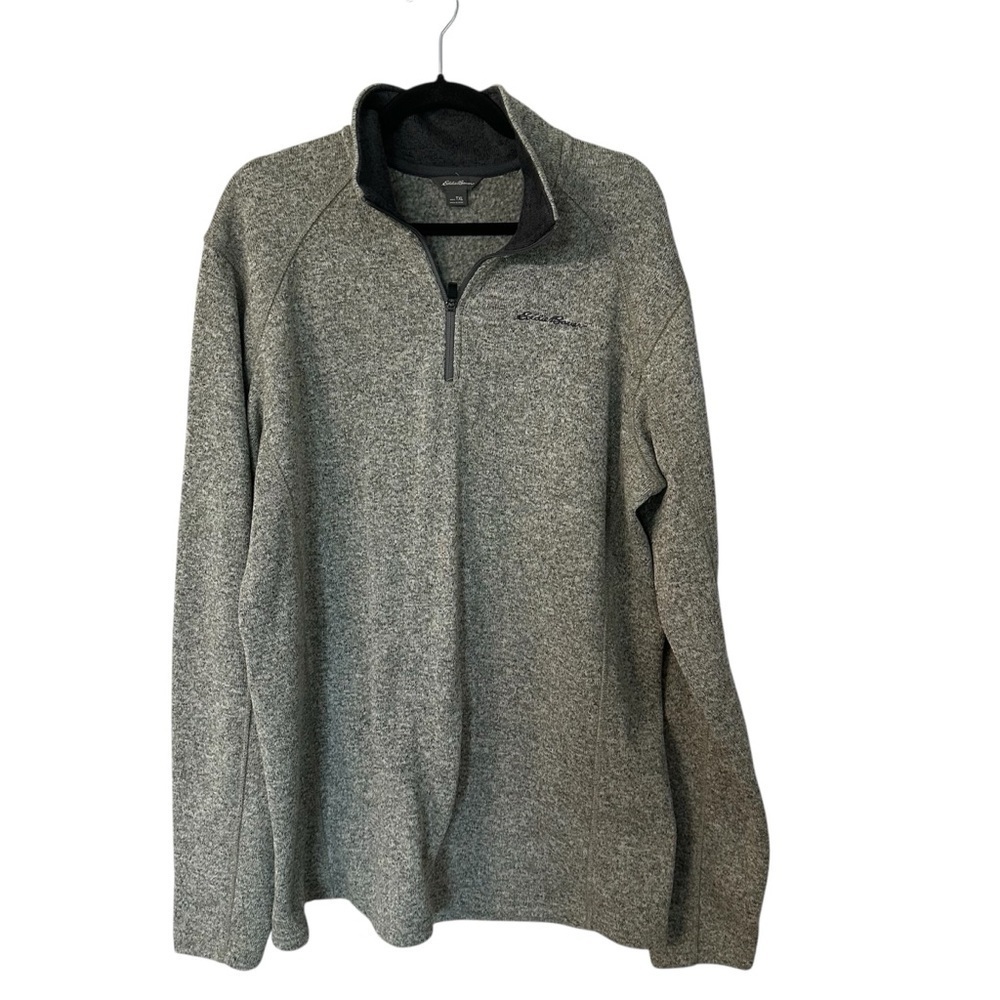 Eddie Bauer Men’s Long Sleeve Polyester 1/4 Zip Pullover Sz TXL GUC